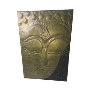Metal Wall Art Peaceful Buddha Copper